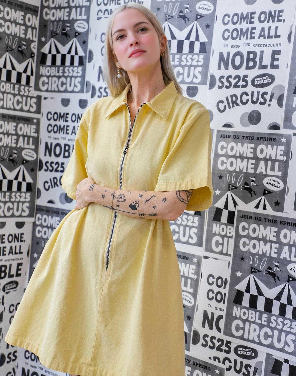 Utility Cinched Zip Dress (Buy 2 Free Shipping)