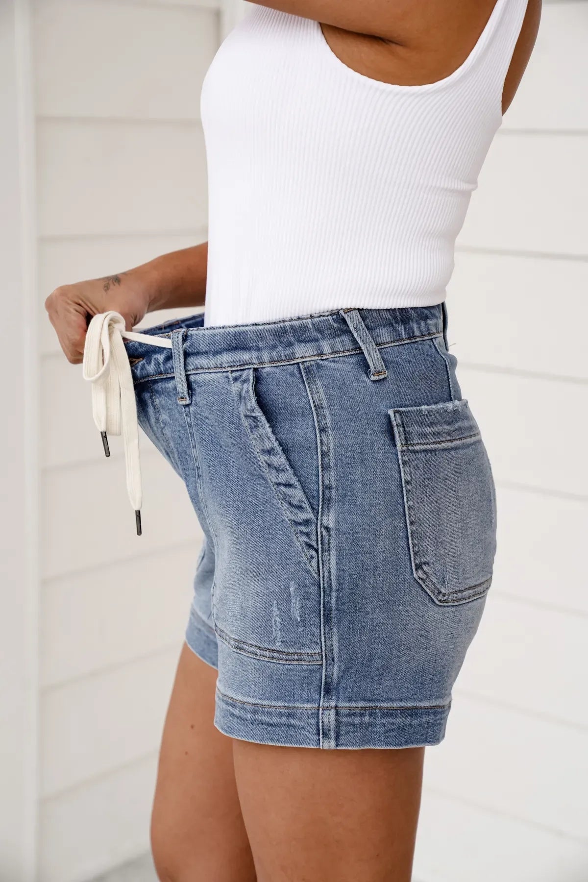 Tummy Control High Rise Jogger Shorts (Buy 2 Free Shipping)