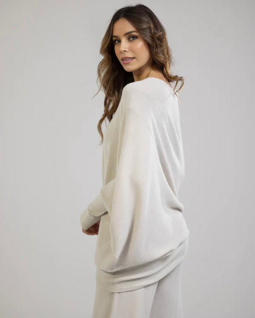 Cashmere Asymmetric Draped Jumper (Buy 2 Free Shipping)