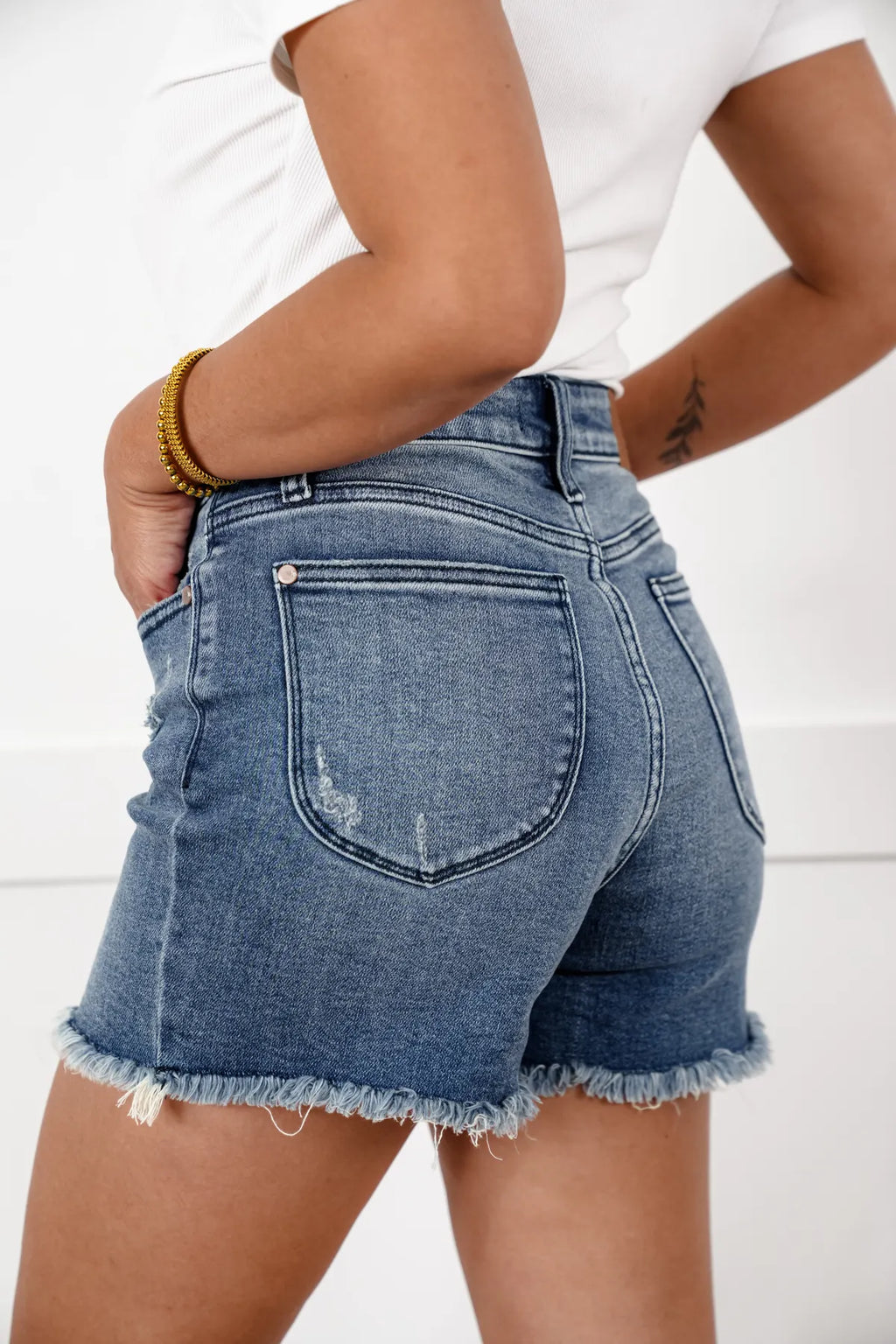 Tummy Control V Front Shorts with Shield Pockets (Buy 2 Free Shipping)