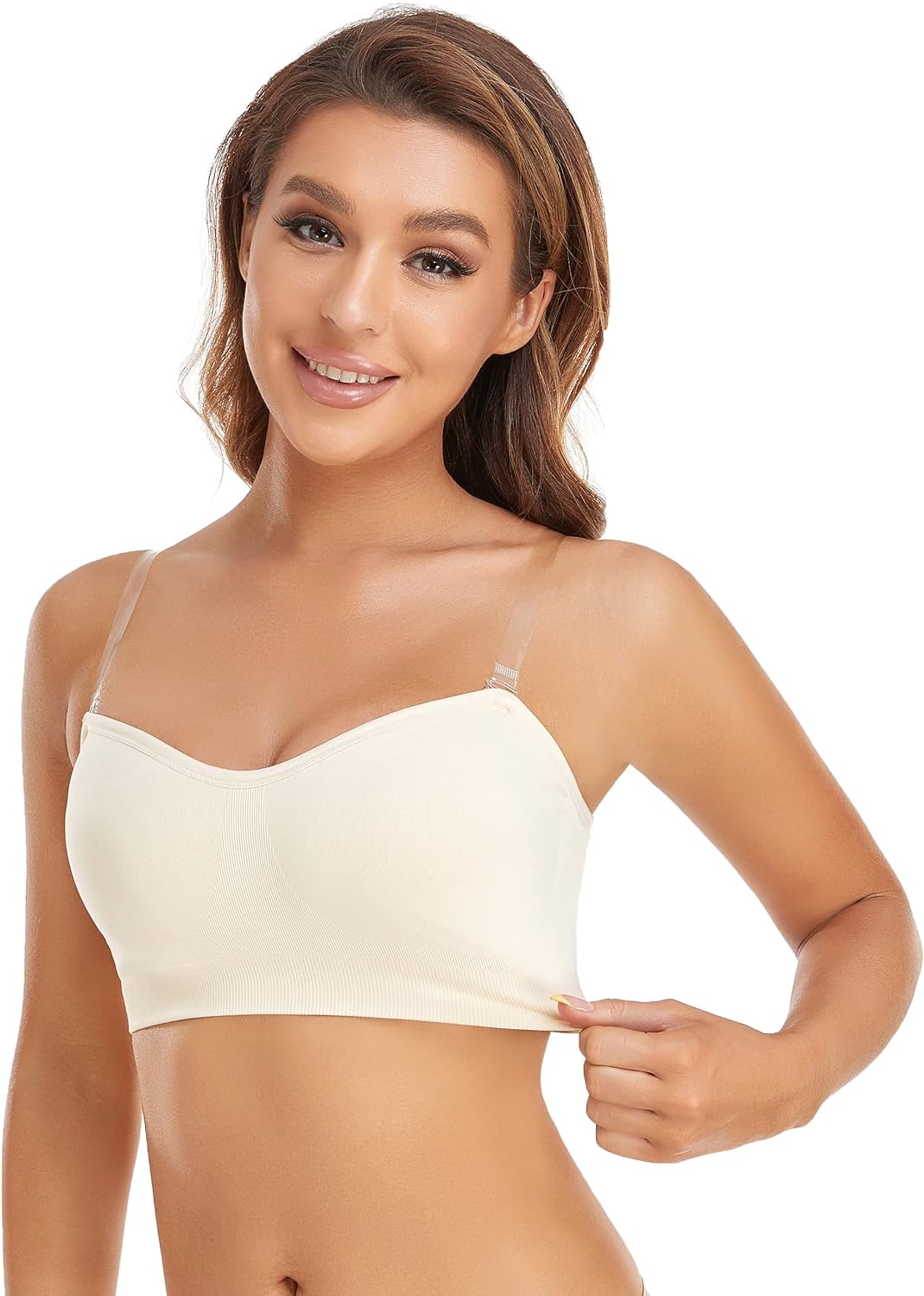 Non-Slip Silicone Padded Bea Wireless Tube Top Bra (Buy 2 Free Shipping)