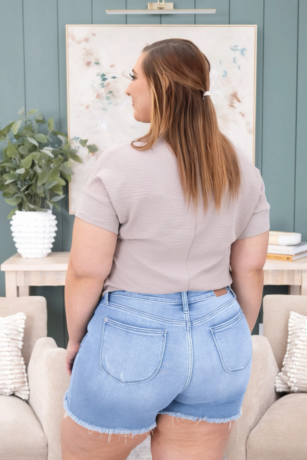 Tummy Control V Front Shorts with Shield Pockets (Buy 2 Free Shipping)