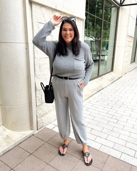 Fall Knit Top Sweater Set (Buy 2 Free Shipping)