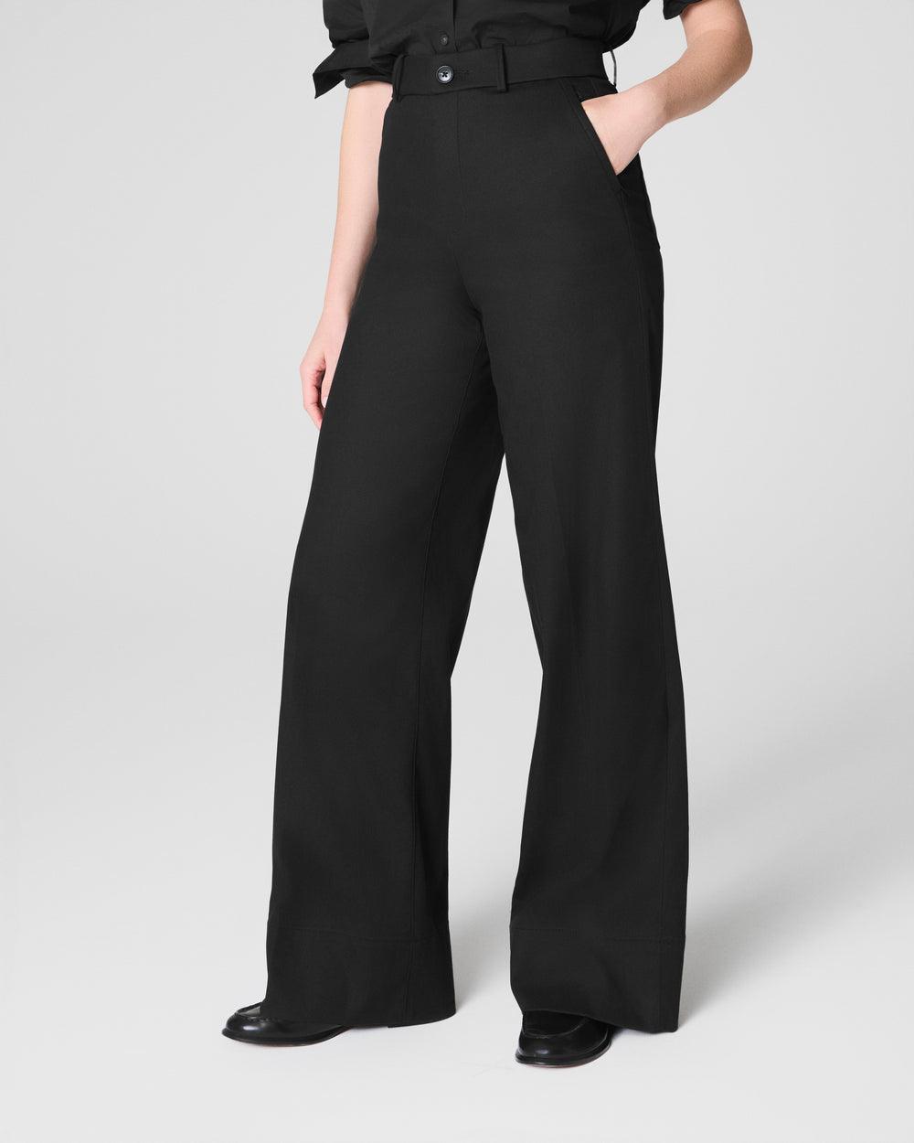 Tummy Control Stretch Twill Wide Leg Pant(Buy 2 Free Shipping)
