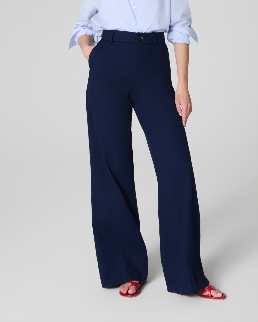 Tummy Control Stretch Twill Wide Leg Pant(Buy 2 Free Shipping)