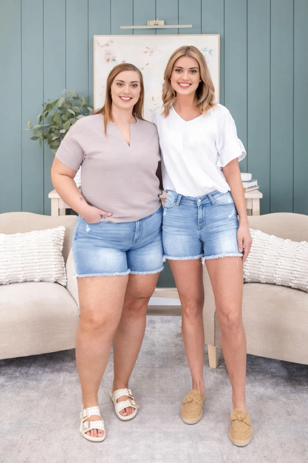 Tummy Control V Front Shorts with Shield Pockets (Buy 2 Free Shipping)