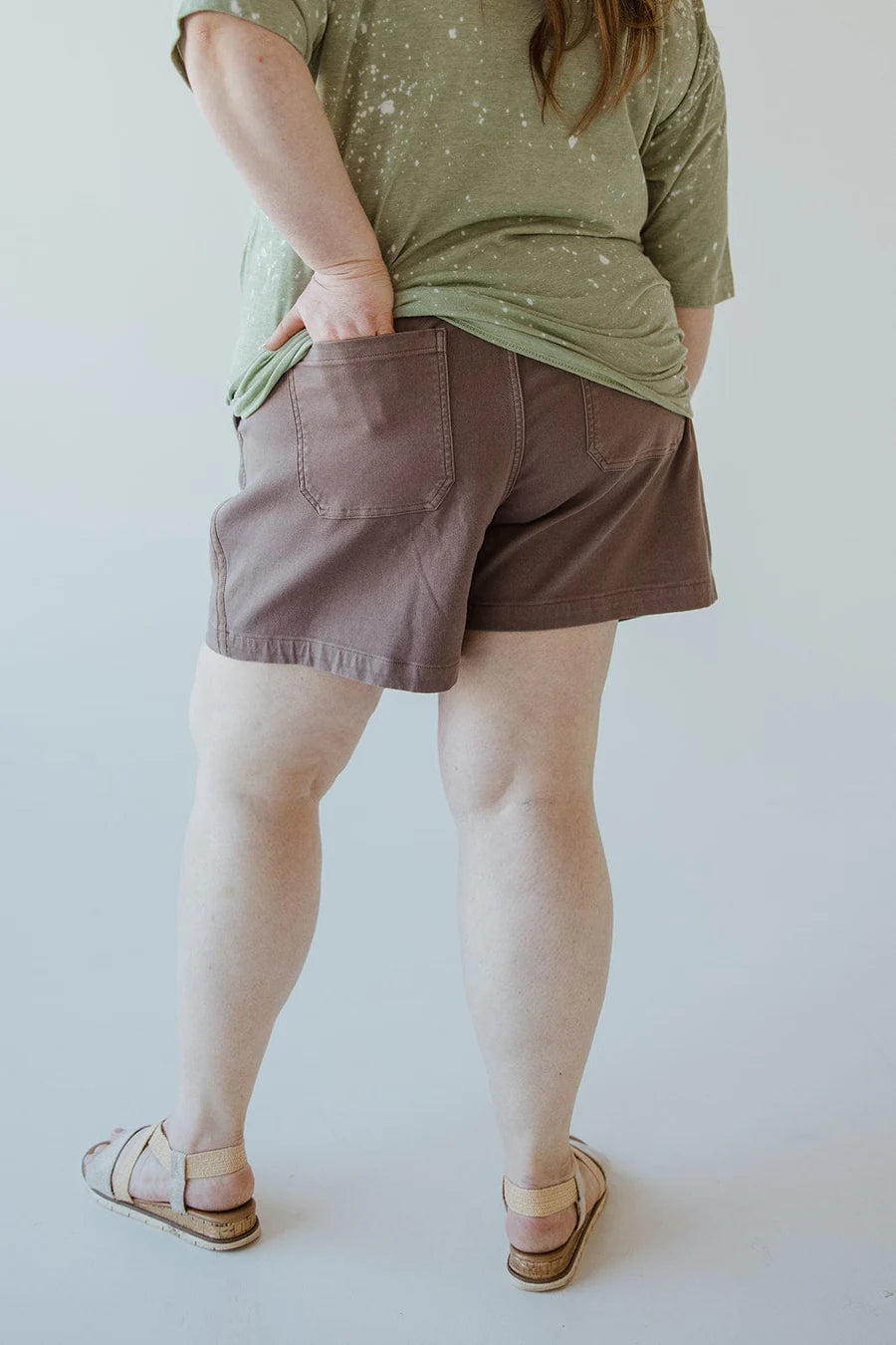 Tummy Control Stretch Twill Shorts(BUY 2 FREE SHIPPING)