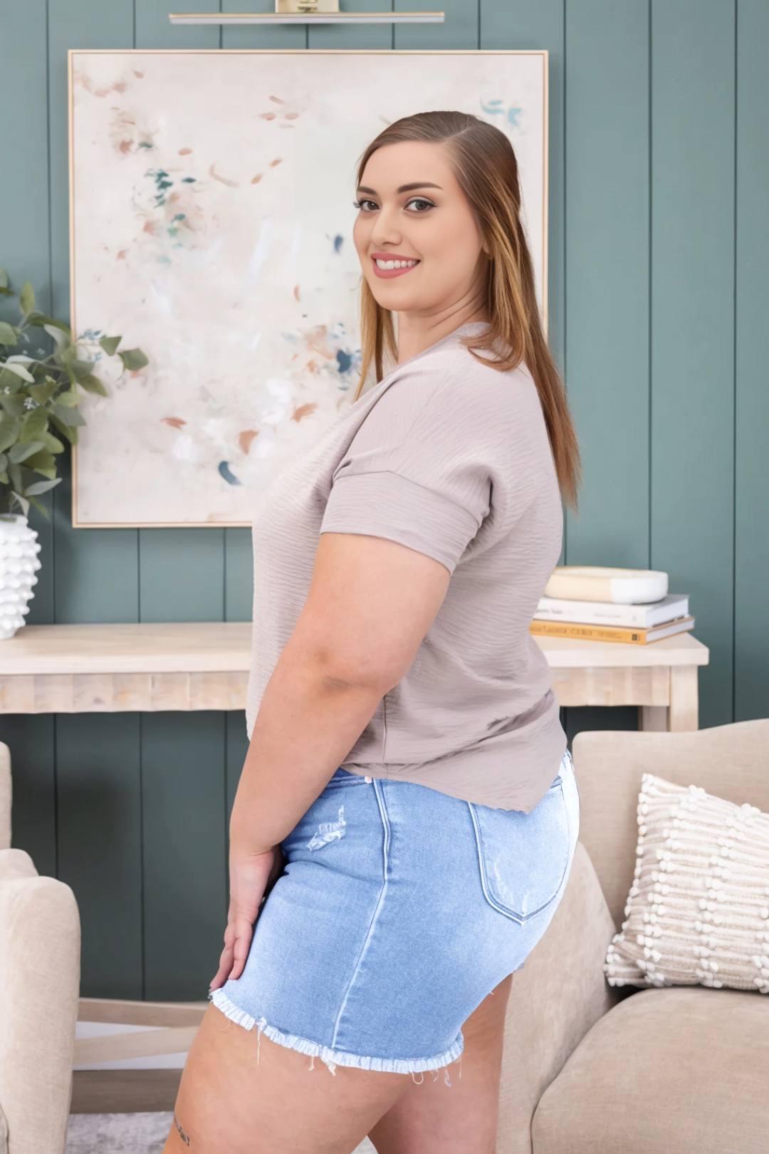 Tummy Control V Front Shorts with Shield Pockets (Buy 2 Free Shipping)