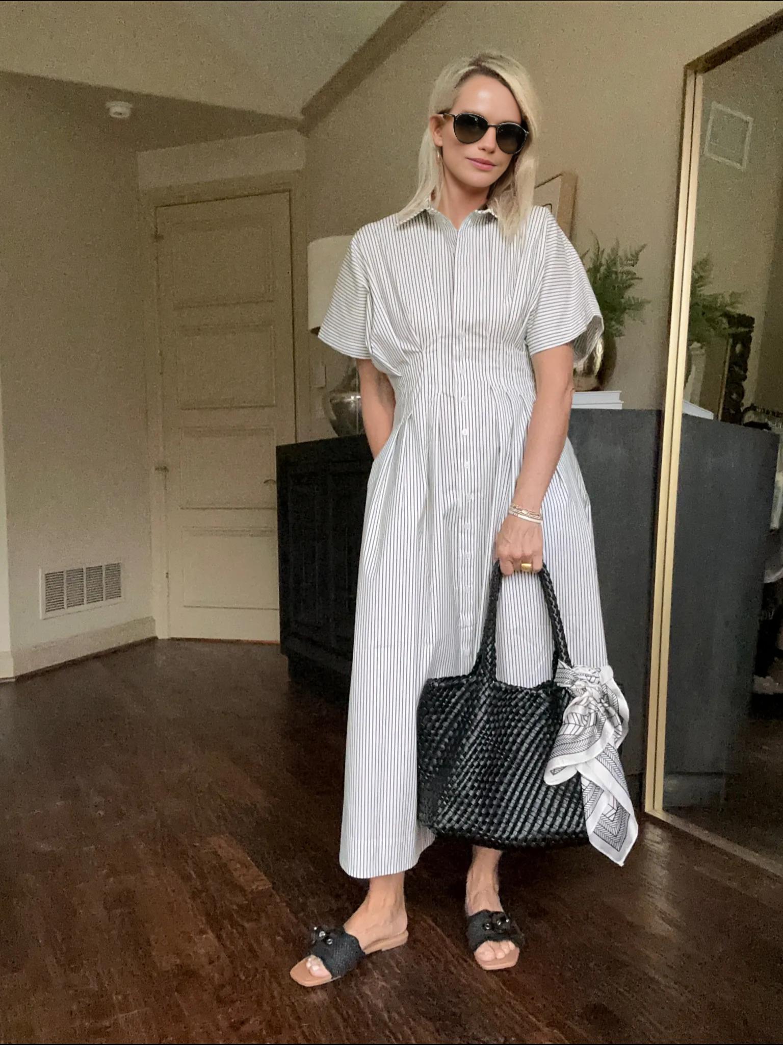 Cinched Waist Button Shirt Dress (Buy 2 Free Shipping)