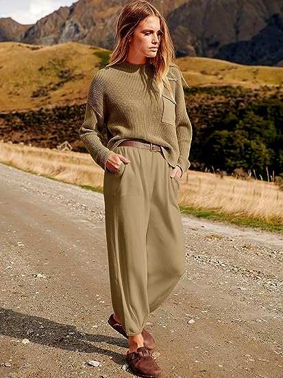 Fall Knit Top Sweater Set (Buy 2 Free Shipping)