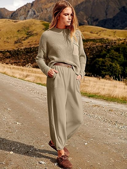 Fall Knit Top Sweater Set (Buy 2 Free Shipping)