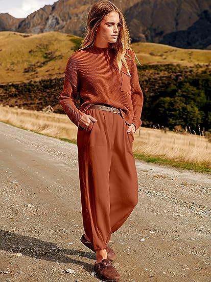 Fall Knit Top Sweater Set (Buy 2 Free Shipping)