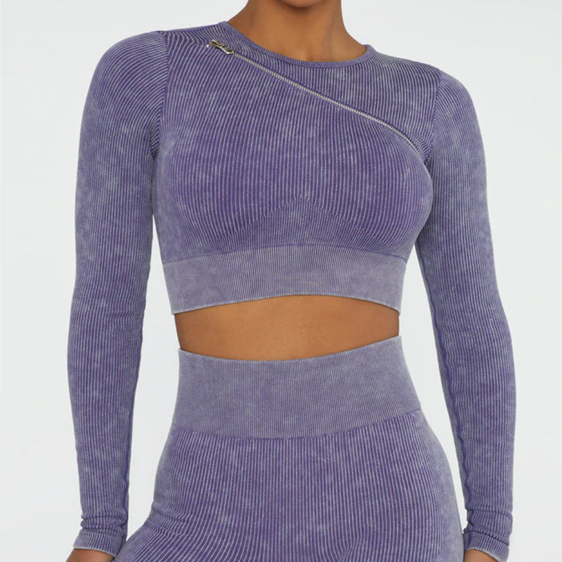 2022 New Trend Yoga Clothing Suit Women Zip Sports Bra Top Vest Quick Dry Sports Shorts Yoga Pants
