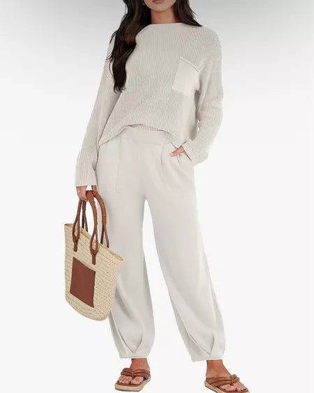 Fall Knit Top Sweater Set (Buy 2 Free Shipping)